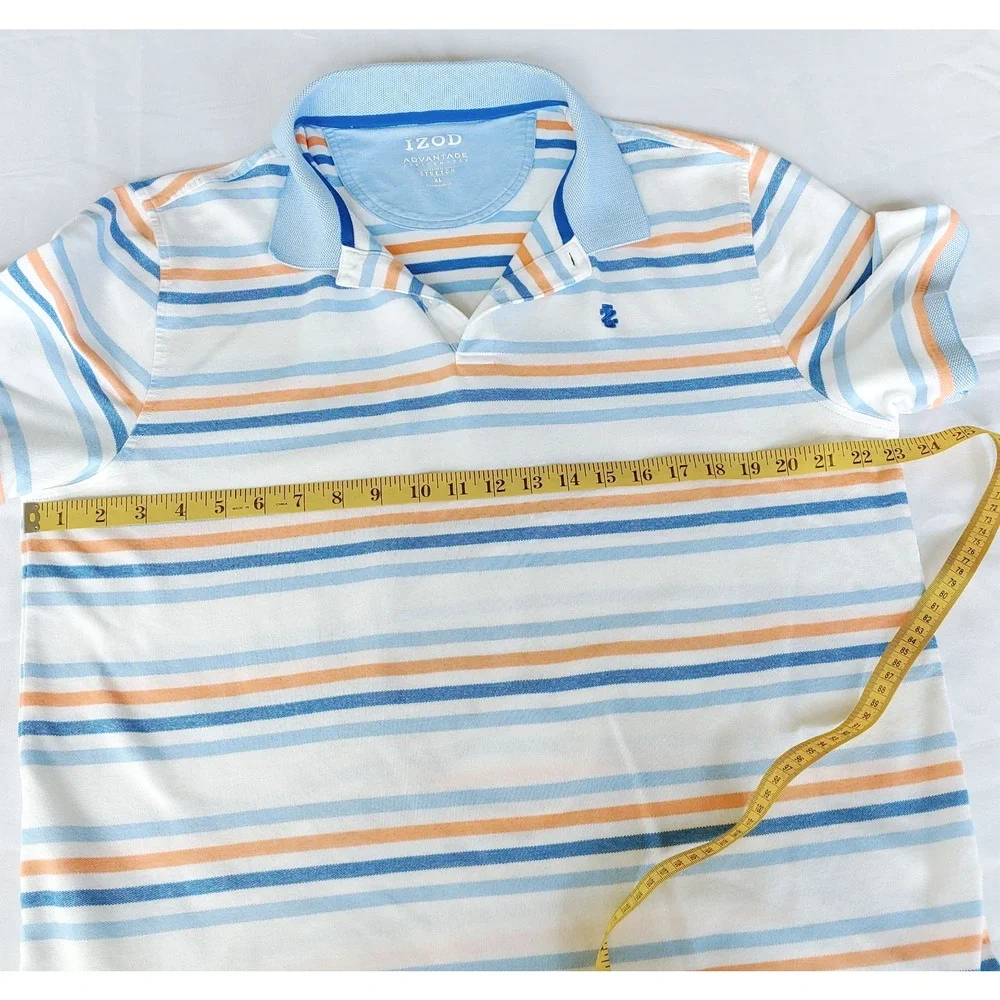 Two IZOD Advantage Performance Polo Shirts Men's Size XL Golf/Dress Pre-Owned‎ - Picture 6 of 16